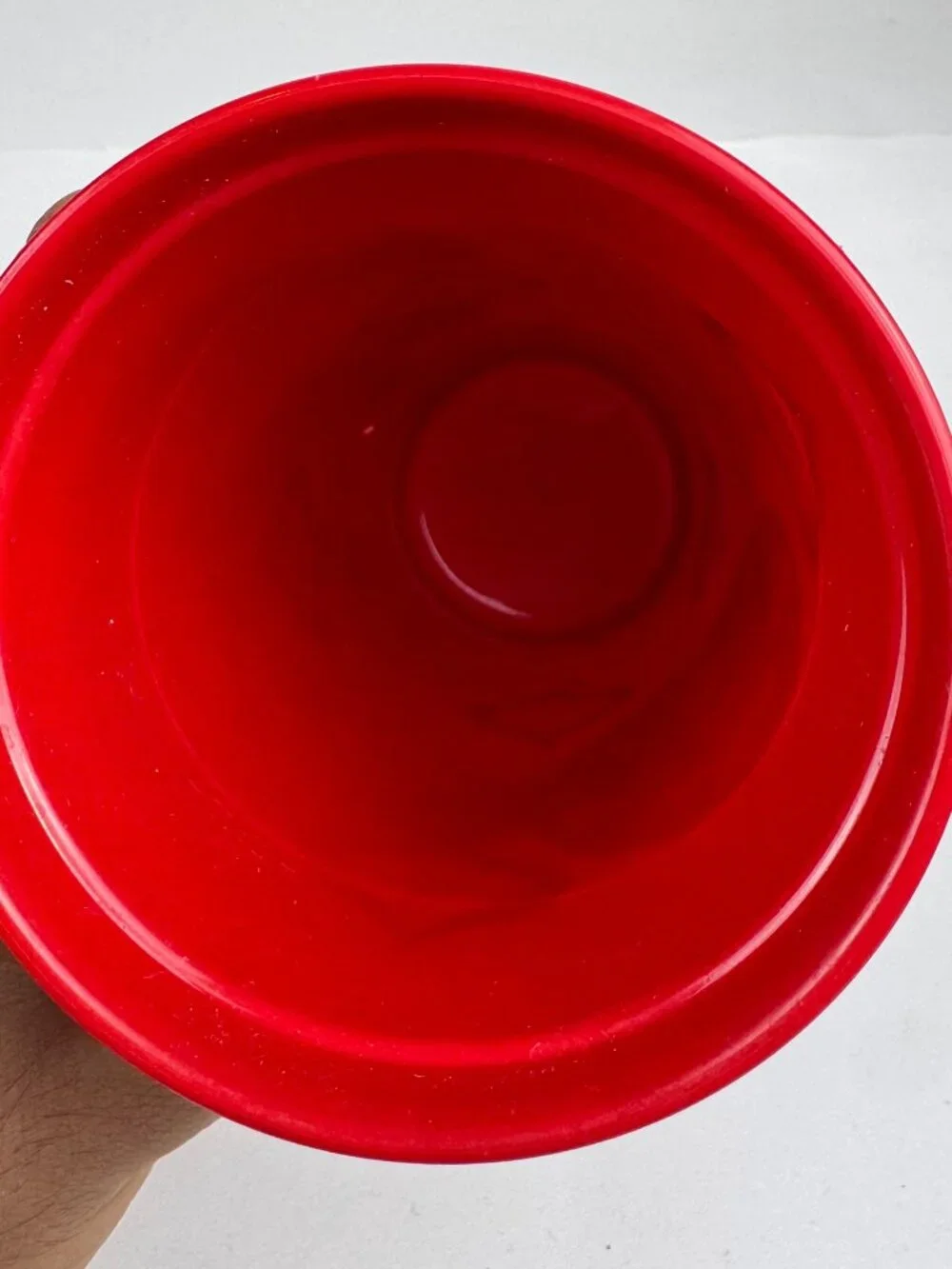 Starbucks Holiday Red Festive Ornament Reusable Plastic Cold Cup 16 fl oz 473 ML